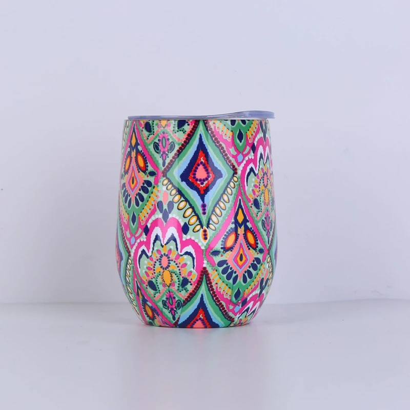 12 унций монограмма соломы из нержавеющей стали Вдохновленный на заказ винный