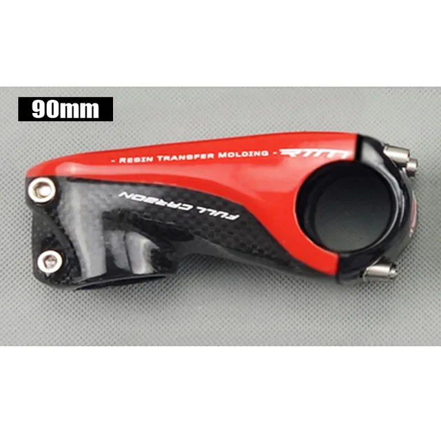 Red Glossy 90MM TMAEX полный карбоновый стволовый велосипед дорога/MTB рулевой велосипедный вынос горный велосипед стволовых дизайн матовый/глянцевый 31,8*80/90/100/110 мм запчасти дорожных велосипедов - Цвет: Red Glossy 90MM