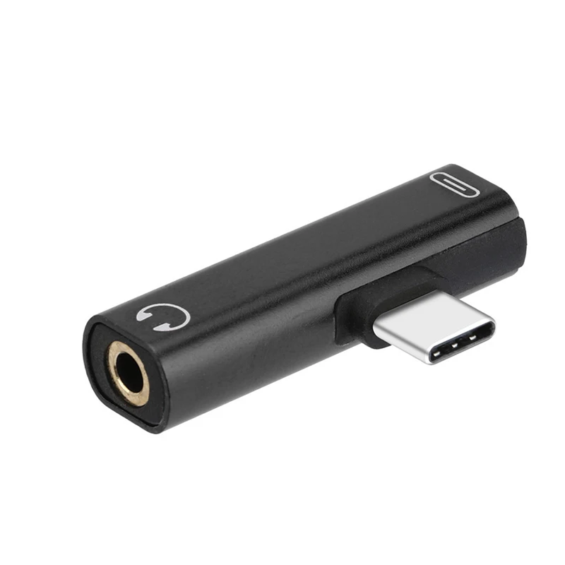 2 в 1 Тип C до 3 5 мм разъем для наушников зарядный конвертер USB Type мобильного