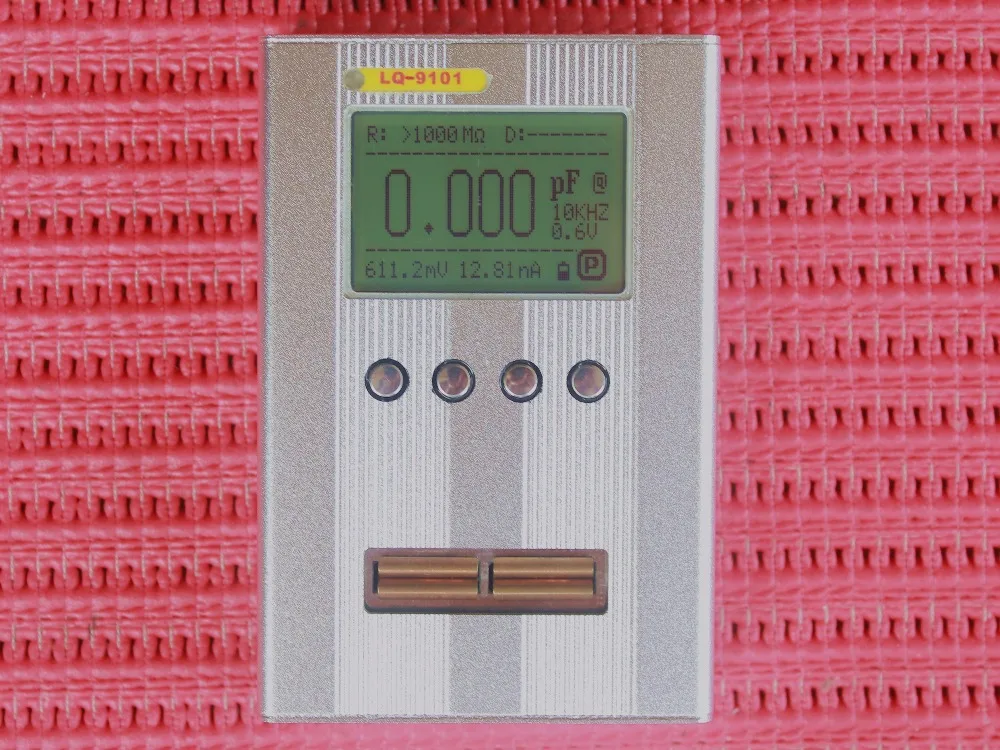Портативный цифровой мост LCR 10 кГц инструмент для измерения емкости и