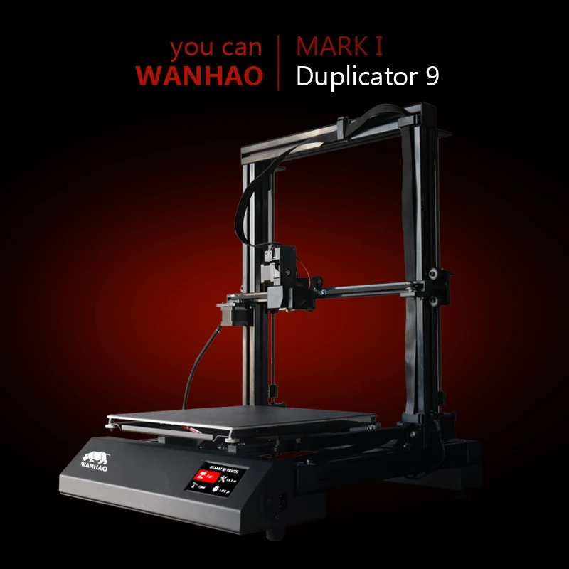 

2018 New 300*300*400mm Big Size WANHAO factory desktop FDM / FFF large format D9 300 3D printer With Auto Leveling for sale