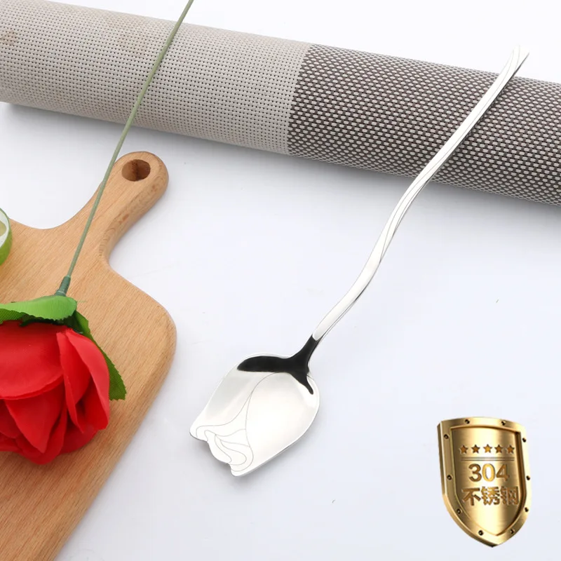 1 шт. десерт с длинной ручкой свадебное творчество кухонная утварь из нержавеющей