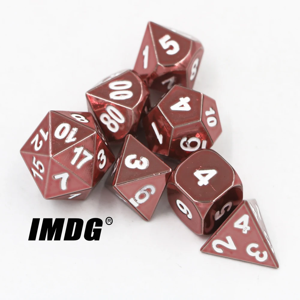 IMDG 7 шт./компл. креативные игральные кости для ролевых игр многогранные