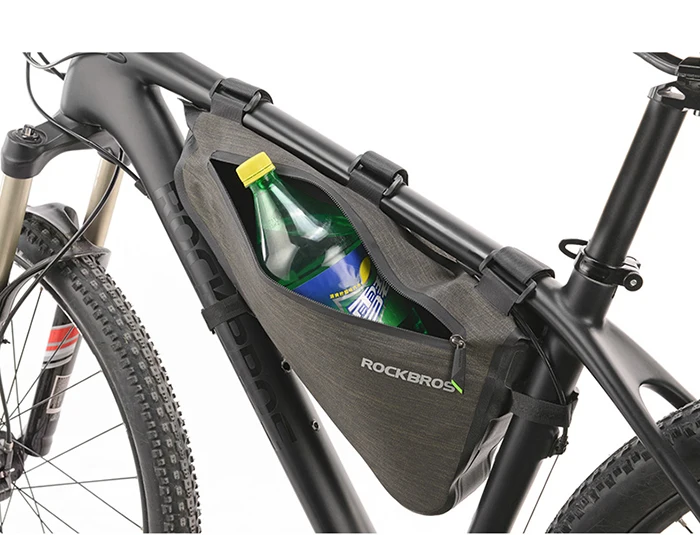 ROCKBROS 8L непромокаемые большой Ёмкость велосипедная сумка Водонепроницаемый MTB дорожный велосипед рама Треугольники велосипедная сумка Аксессуары для горных велосипедов