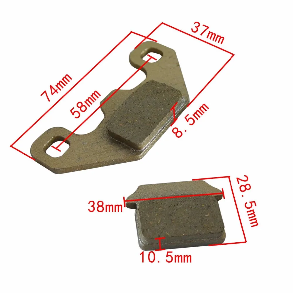 

Brake Pad Shoes for 50 70 110 125cc 140cc SDG SSR Coolster Orion Dirt Pit Bike
