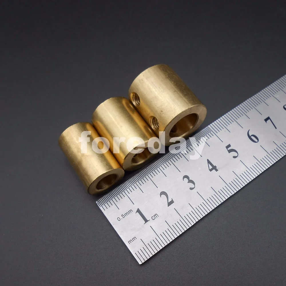 Жесткий двигатель вала из латуни и меди фреза 4 мм 5 6 7 8 10 12 + Бесплатный