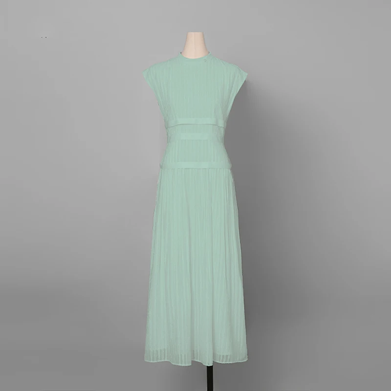 Благородные модные женские платья с воротником стойкой вечерние повседневные