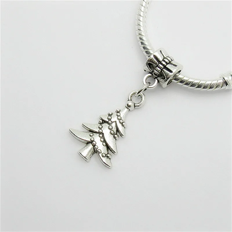 Новый 25 шт. Рождество Древо жизни бусинки с большими отверстиями европейский