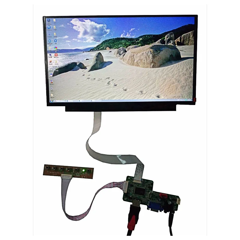 EDP HDMI VGA Аудио ЖК-контроллер плата для LP173WF4-SPD1 B125HAN02.2 LP133WF2-SPA1 1920x1080 экран |