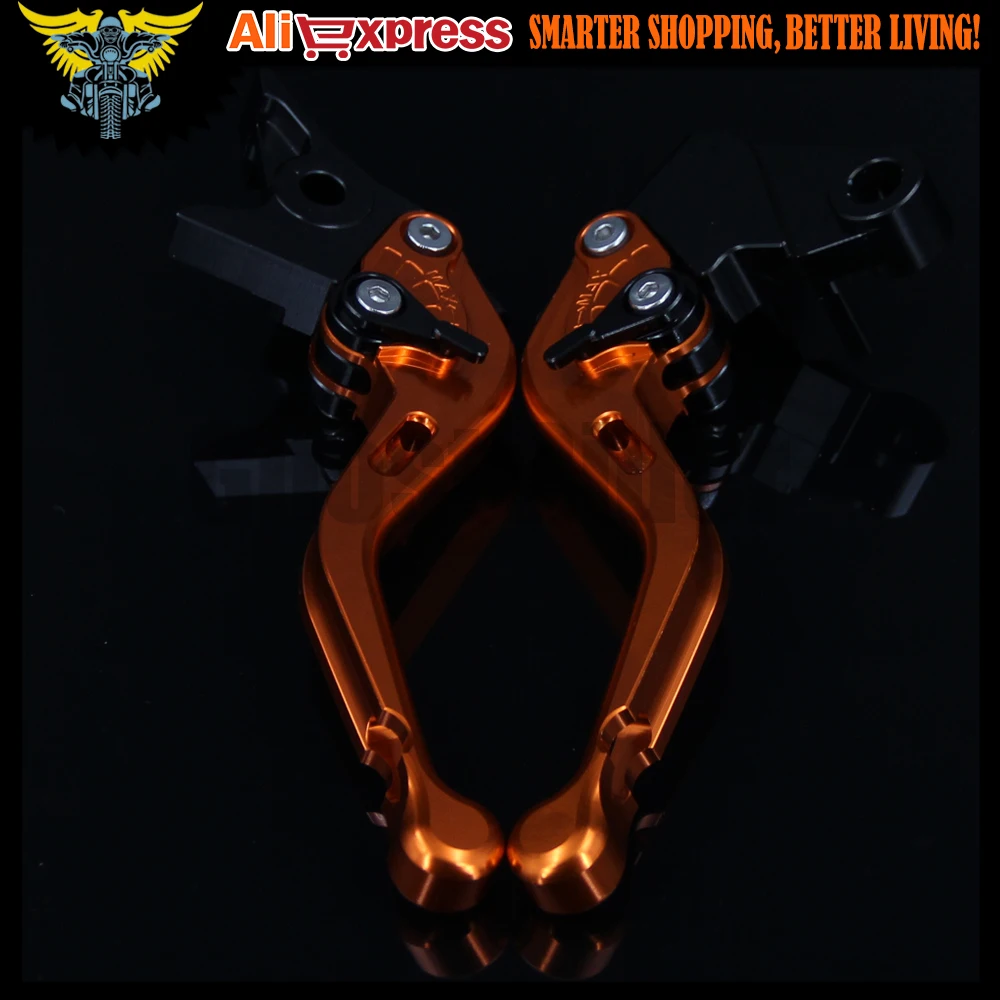

8 Colors For Triumph SPEED TRIPLE R 2016 Orange CNC Aluminum Adjustable 2 finger Short Motorcycle Brake Clutch Levers