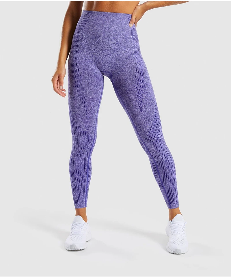 NORMOV Фитнес бесшовные леггинсы Для женщин Высокая Талия Леггинсы Activewear