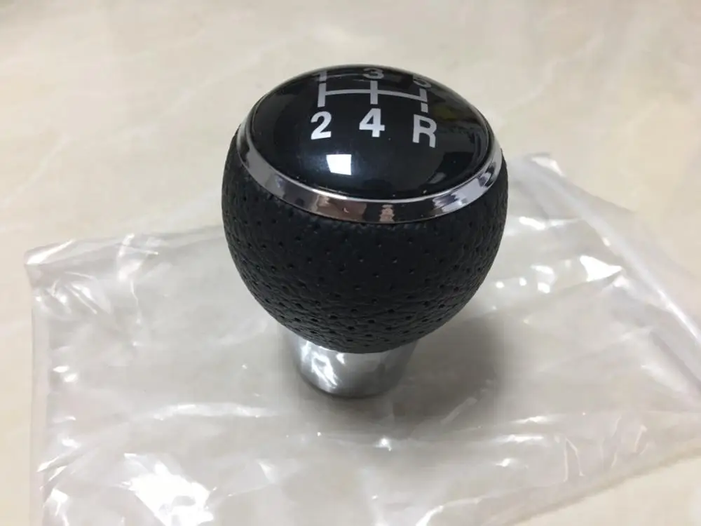 Кожаный ручной 5-скоростной рычаг переключения передач для Mitsubishi Lancer EX/EVO/GTS ASX V3 V5