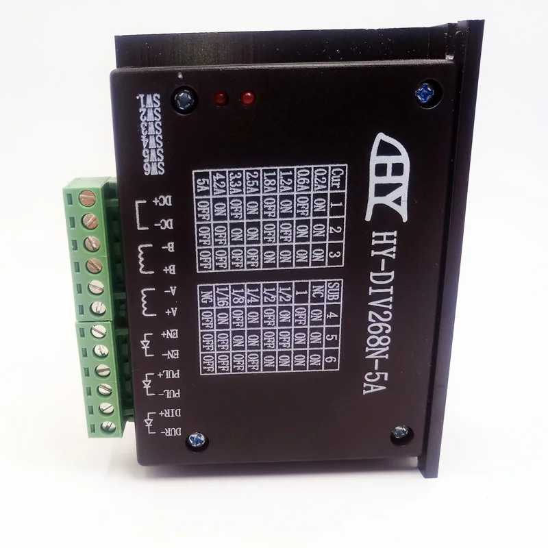 TB6600 5A шаговый Драйвер CNC контроллер nema 17 23 tb6600 одноосный двухфазный гибридный