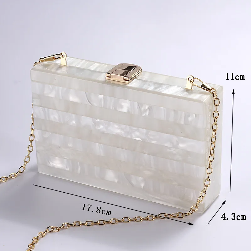 Gnirue брендовые Модные женские вечерние сумки уникальная мраморная полосатая