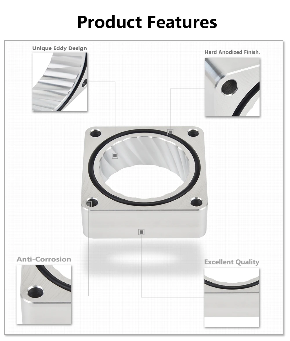 

NICECNC Throttle Body Spacer Air Intake Manifold Gasket For Jeep Cherokee Comanche Wrangler TJ LJ YJ XJ MJ 4.0L 2.5L