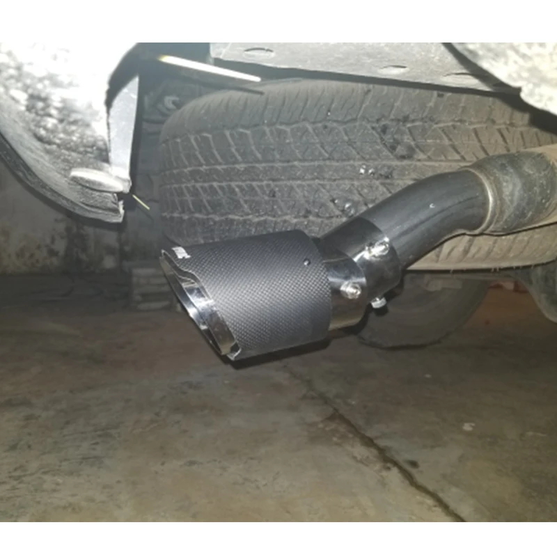 Akrapovic выхлопной наконечник Глушитель Трубы Чехлы для Ford focus 2 3 mk2 mk3 Fiesta Buick Citroen c4 c3 Nissan Tiida X-trail T31 T32