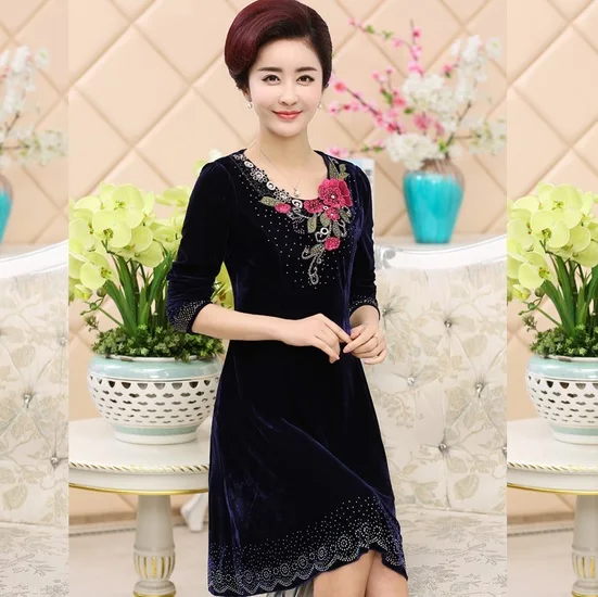 Женское бархатное платье макси abrigos mujer длинное большого размера для свадебной