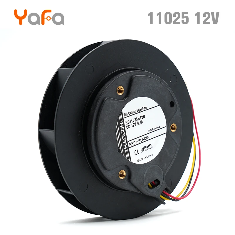 110*25 мм 11025 DC 12 V Очиститель центробежный вентилятор бесщеточный двигатель постоянного тока