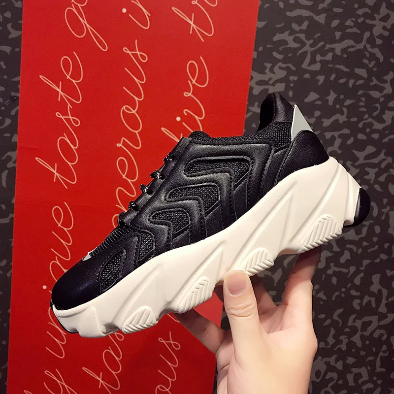 2019 новые модные блестящие золотистые и Серебристые кроссовки на платформе