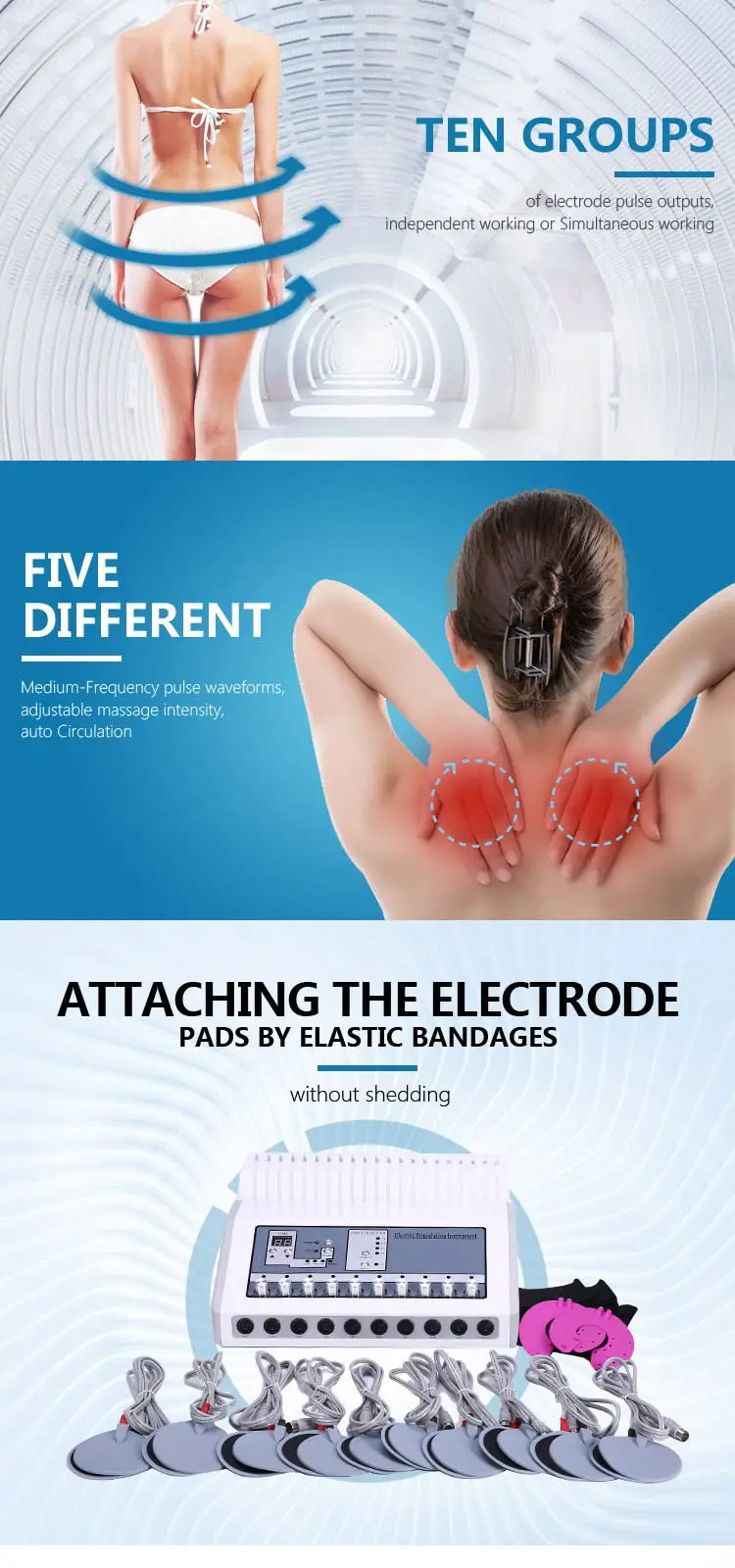 Электростимуляционное оборудование российские волны устройство для фитнеса