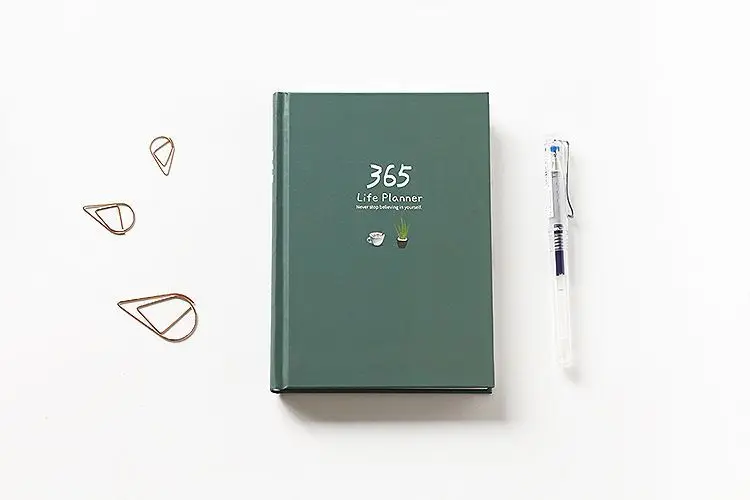 Новое поступление, 1 шт, 365 дней, чтобы сделать это, молочный блокнот, планировщик год, Ежемесячный план, дневные заметки, дневники, внутренняя страница, детский подарок