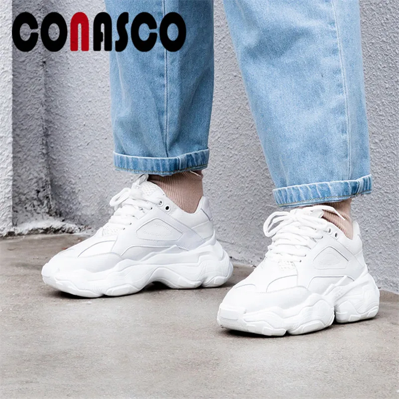 CONASCO/Модная женская повседневная обувь Обувь для отдыха шопинга на платформе