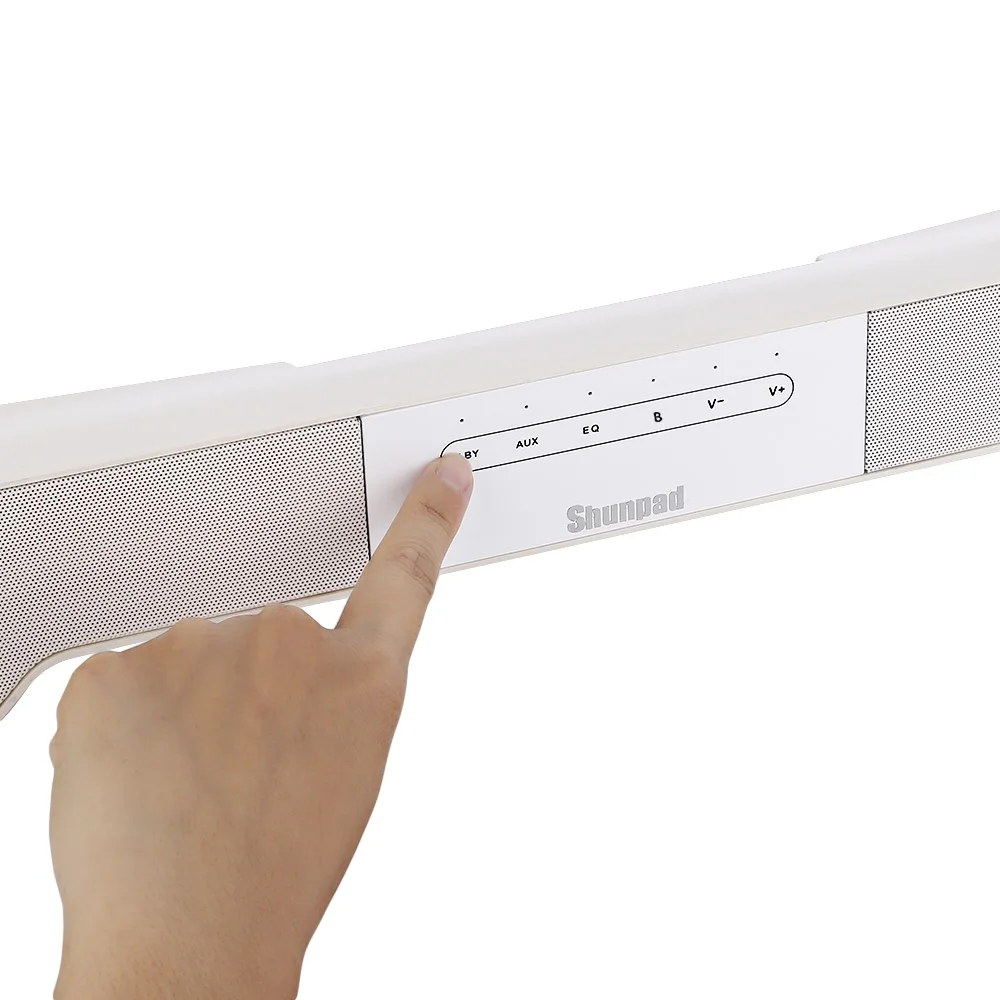 Shunpad P5MIC настольный мини Беспроводной Bluetooth Soundbar Портативный Динамик сабвуфера