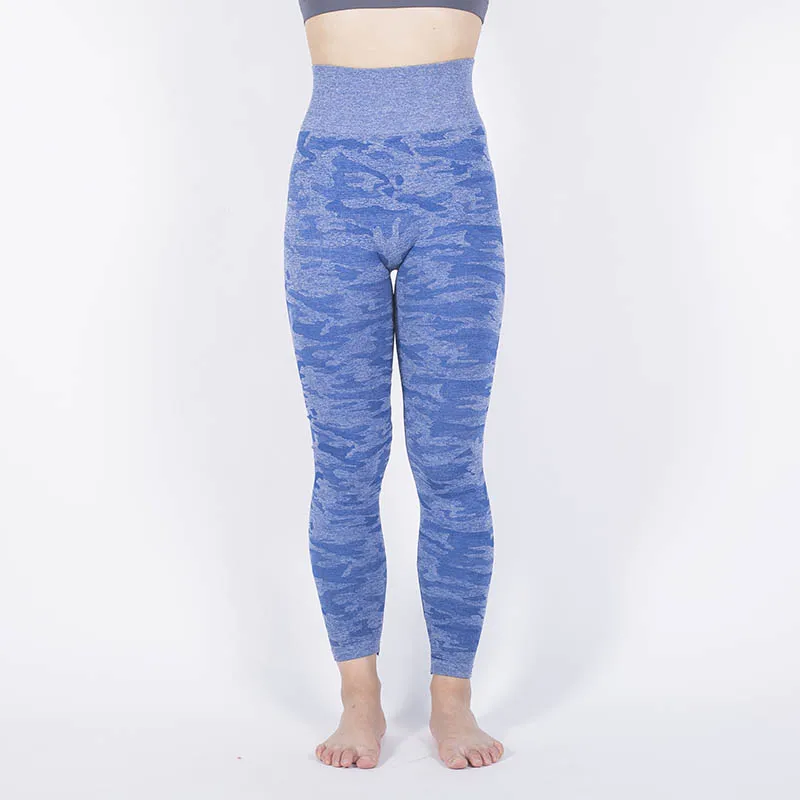 NS-6038 Blue Pants Kaminsky фитнес брюки леггинсы женские камуфляжные спортивные Леггинсы Femme бесшовное для тренировки Спортивная одежда эластичные спортивные Леггинсы для спортзала - Color: NS-6038 Blue Pants