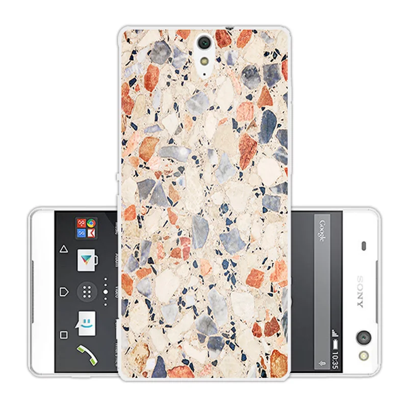 Для Sony Xperia C5 чехлы для телефонов мягкий силиконовый чехол на заднюю панель с