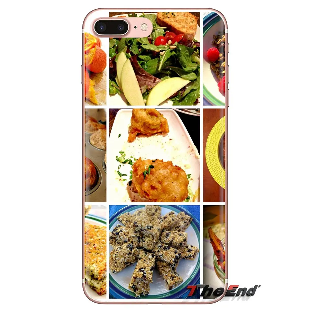 Ультратонкий чехол LVOE Junk Food Collage ART Pattern для LG G3 G4 Mini G5 G6 G7 Q6 Q7 Q8 Q9 V10 V20 V30 X Power 2 3 K10 K4 K8