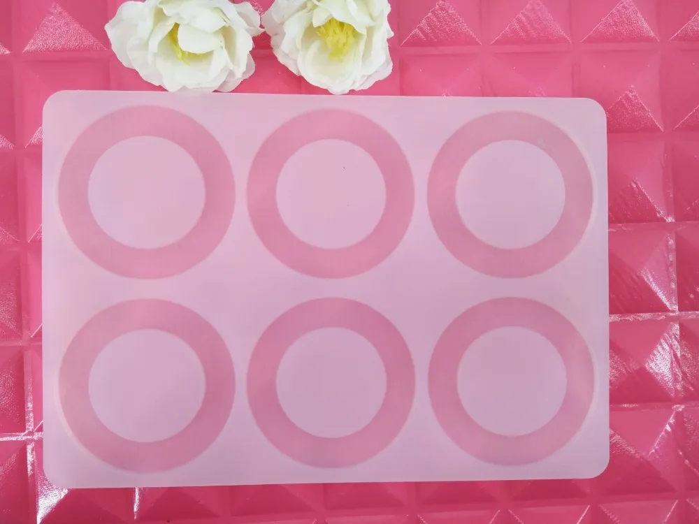 Горячая новинка полые круглые шоколадные конфеты Jello 3D силиконовая форма для
