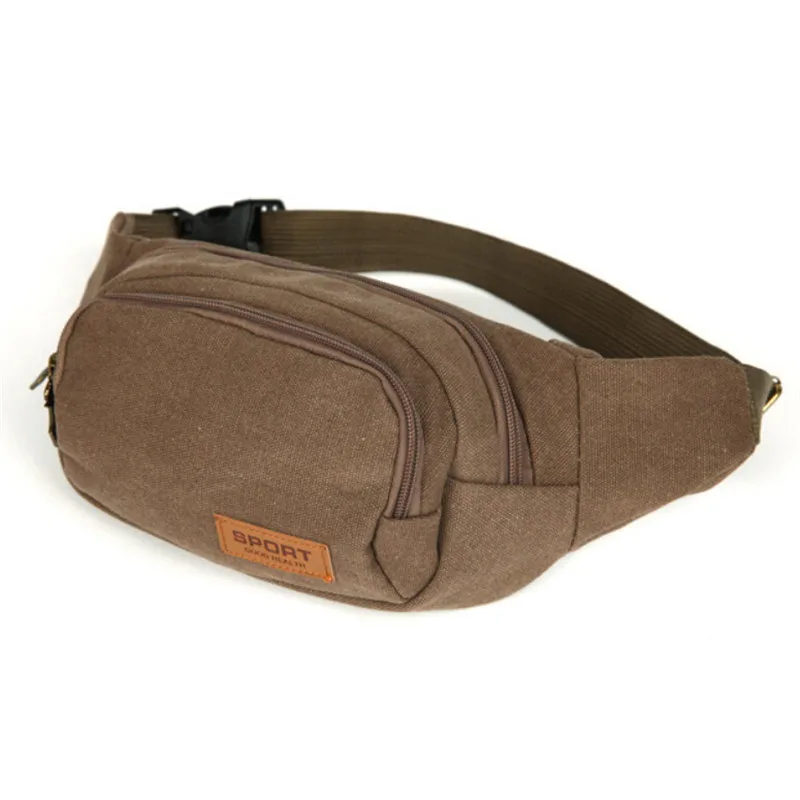 Холщовые поясные сумки D020 для мужчин и женщин портативные на ремне 2020|mens belt bags|waist