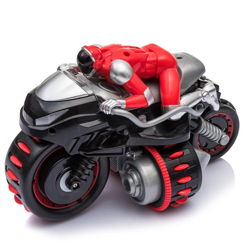 2,4G RC Мотоцикл высокая скорость дрейф ролл трюк RC мотоцикл модель игрушки пульт дистанционного управления мотор с подсветкой игрушка для детей подарок