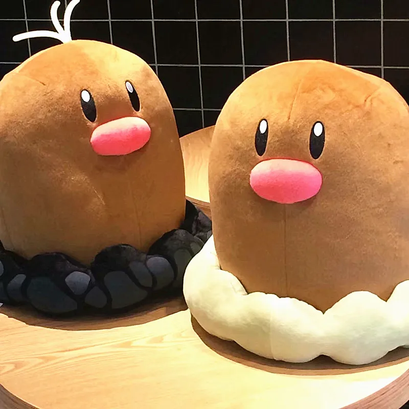 

Покемон Оригинал Аниме игры Новый 40 см Diglett плюшевая игрушка мягкие игрушки подарок на день рождения для детей.