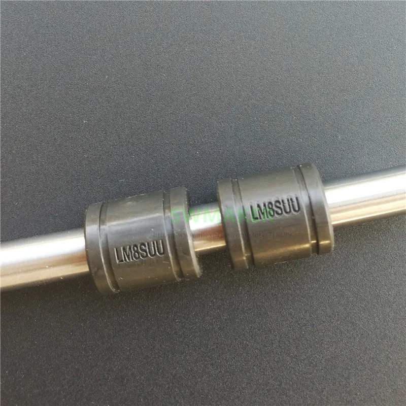 10 шт. серые Твердые полимерные линейные подшипники LM8SUU втулка 8*15*17 мм Высота 17 для
