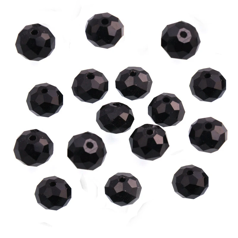 Бусины Круглые граненые из австрийского хрусталя 4 Х6 мм 50 шт.|beads loose|crystal glass beadsround