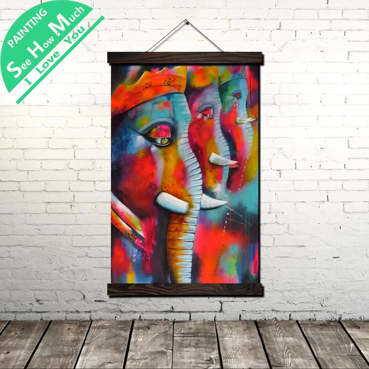 

Трехганезийская живопись, Свиток, холст, ВИНТАЖНЫЙ ПЛАКАТ и принты, настенные художественные картины, украшение для гостиной, спальни, ферм...