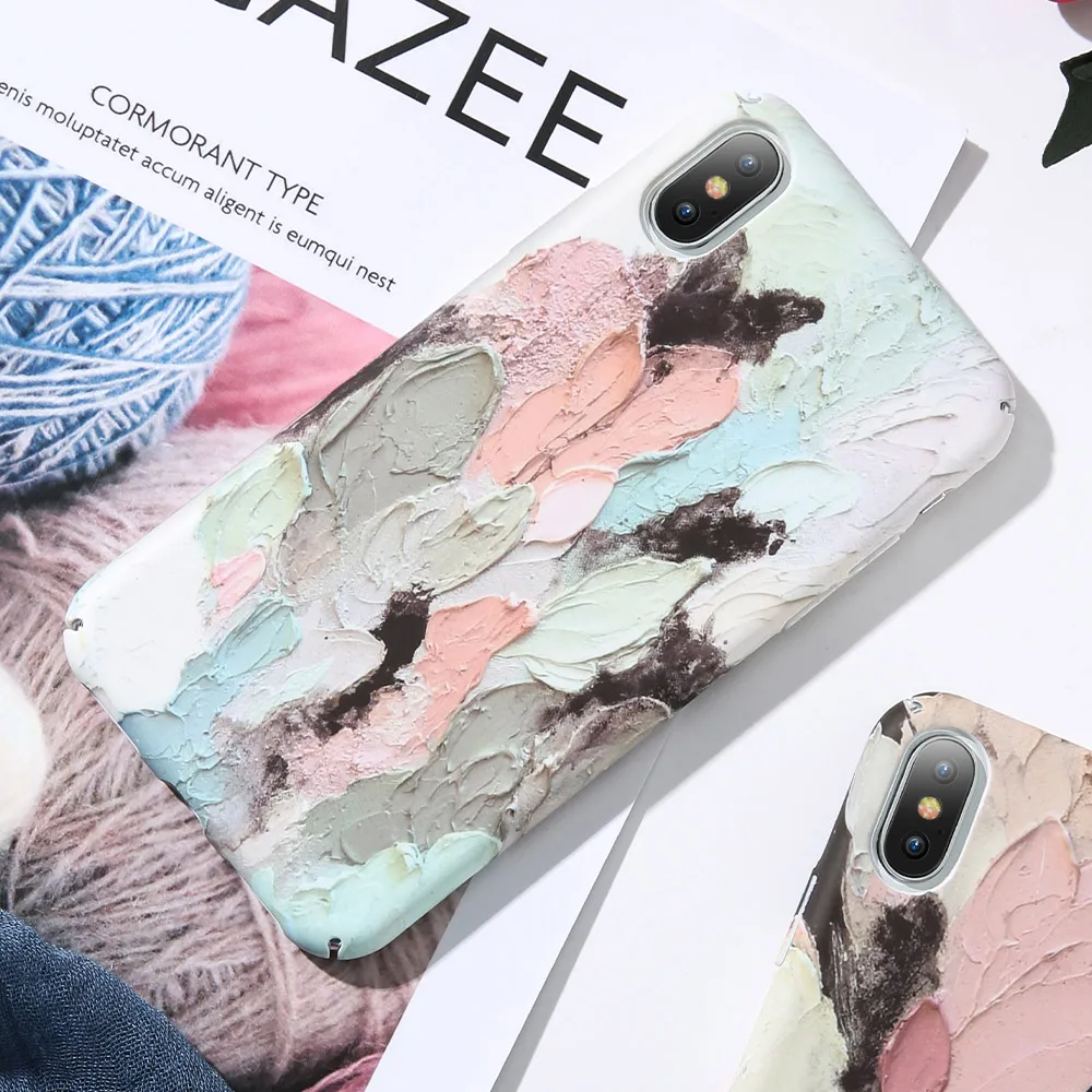 KISSCASE Water Painting Shell Phone Case For Huawei P30 Y7 Pro 2019 Glow in the Dark Luminous Cover Nov4 V20 Fundas |