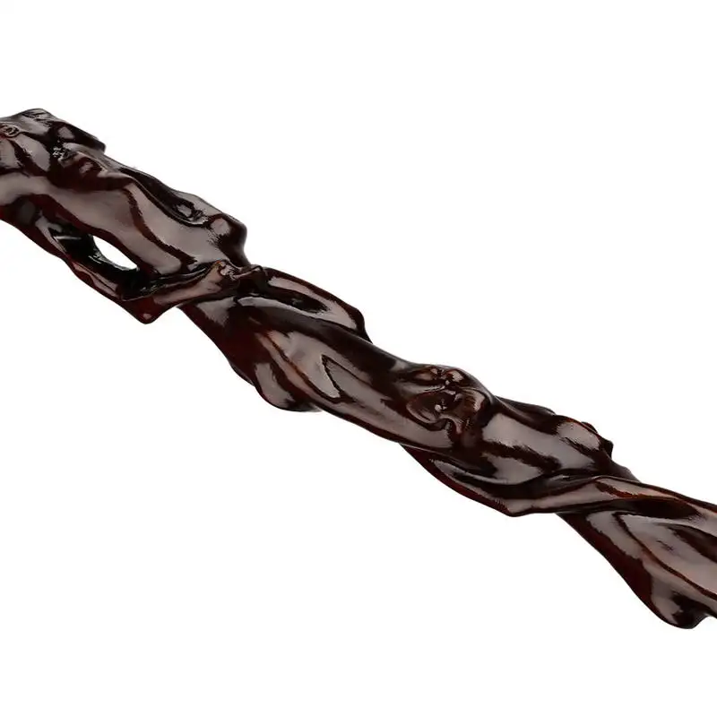 The old wood carving Crutches Rosewood Sandalwood stick times Fu iron pear products mahogany cane Walker | Дом и сад