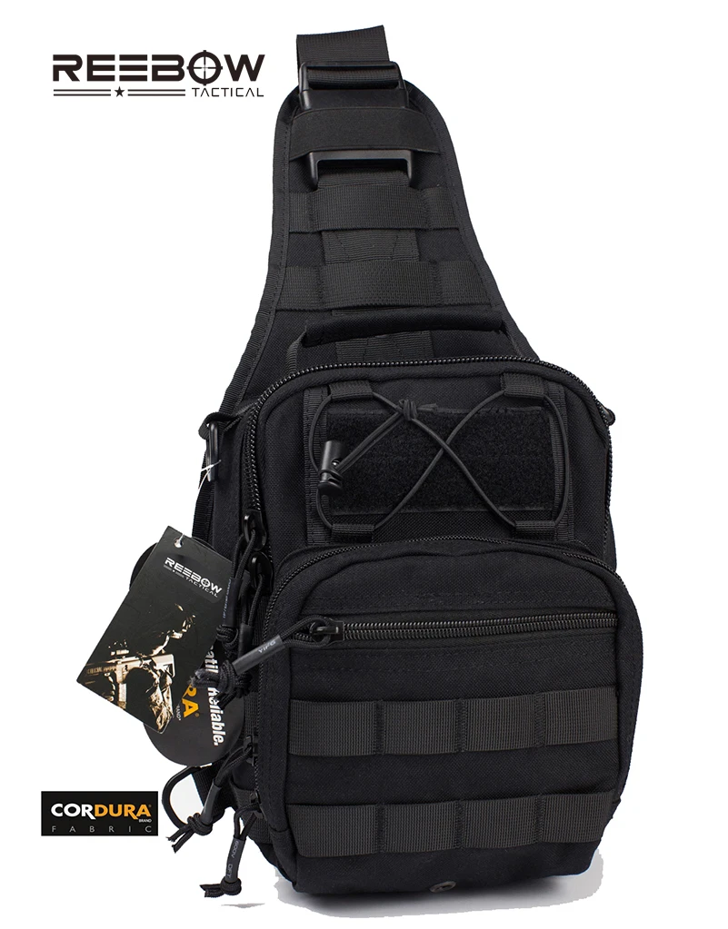Сумка слинг REEBOW армейская камуфляжная городская Спортивная нагрудная сумка 1000D