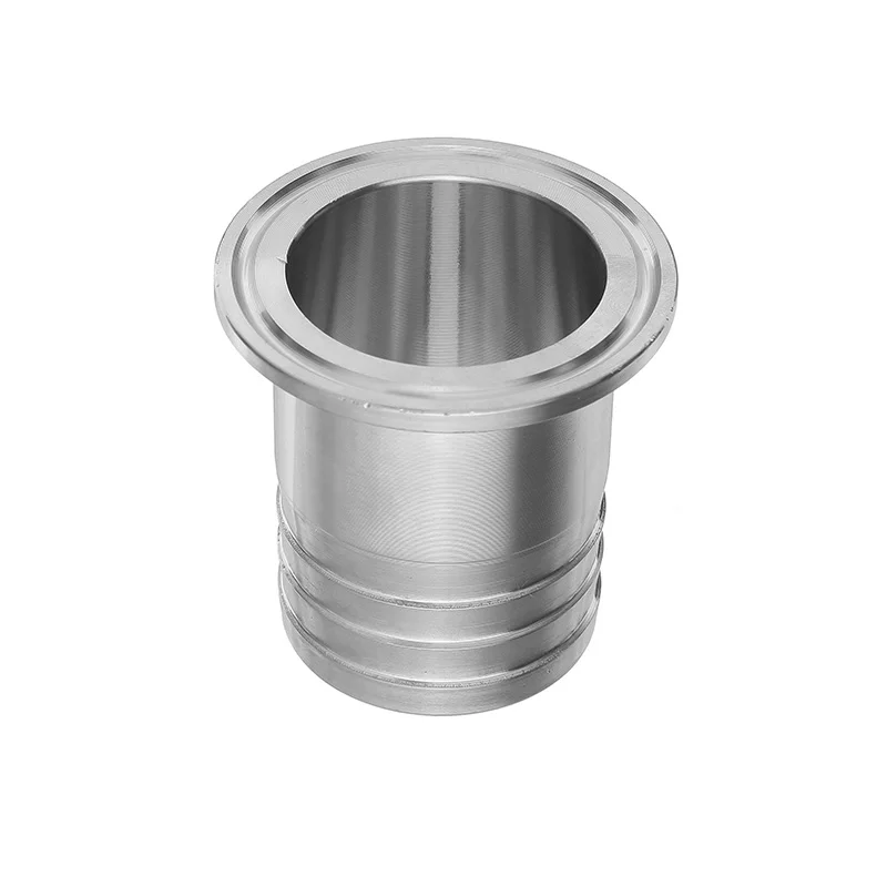 

1.5 Inch Tri Clamp to 1.5 Inch Hose Barb 304 Stainless Steel Sanitary Hose Adapter New