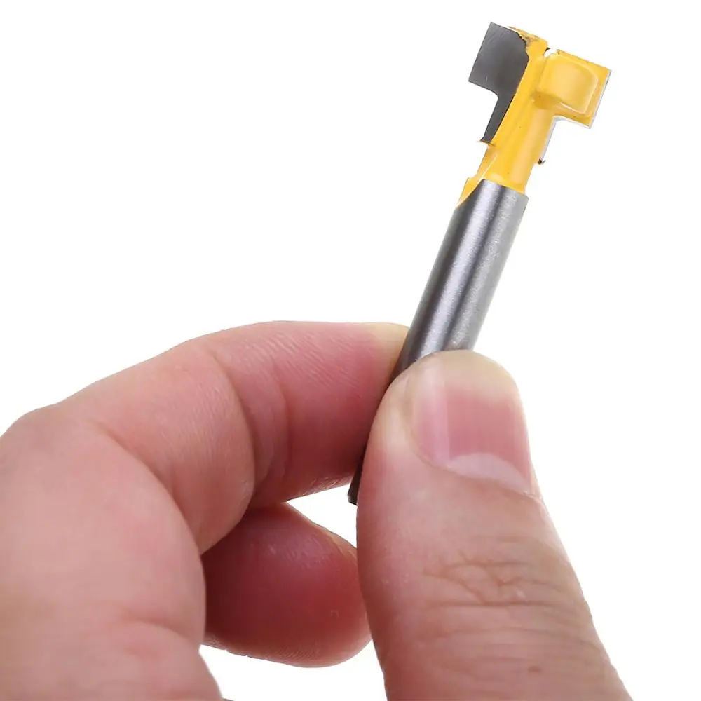 2 шт./компл. 1/4 &quotхвостовик T-Slot фреза 3/8&quot &amp 1/2 &quotзамочная скважина