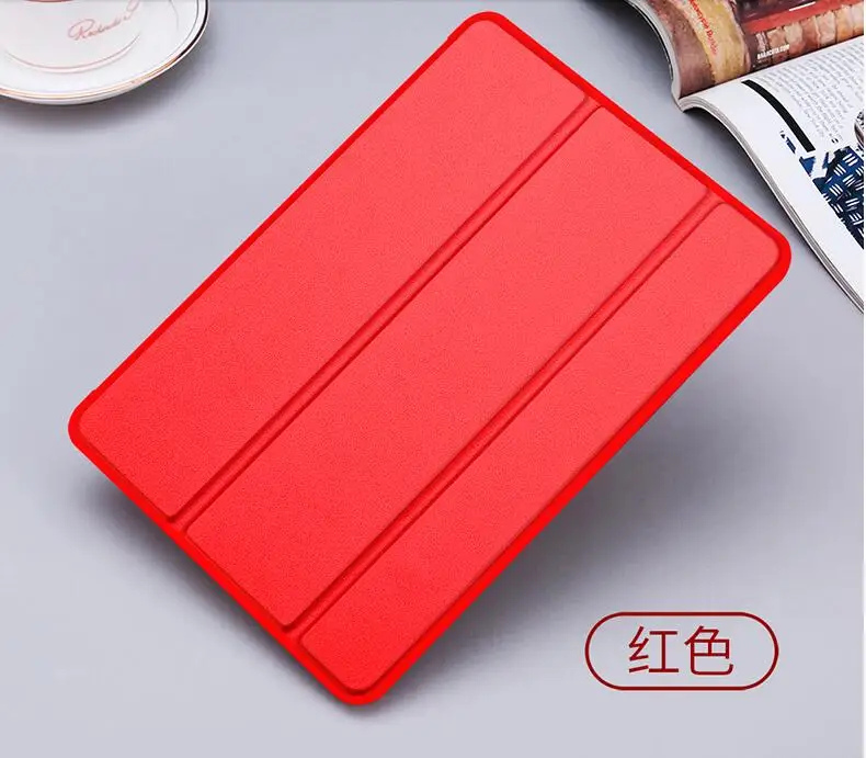 Red SUREHIN хороший умный чехол для Apple iPad Pro 10,5 air 10,5 3 чехол рукав для iPad Pro 10,5 чехол прозрачный тонкий защитный Магнитный - Цвет: Red