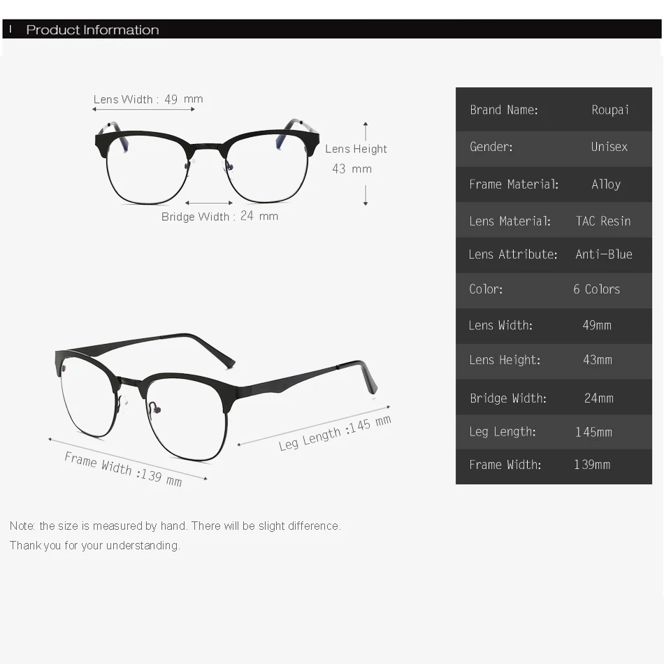 Очки RBEWTP с защитой от синего света светодиодные очки для чтения излучения