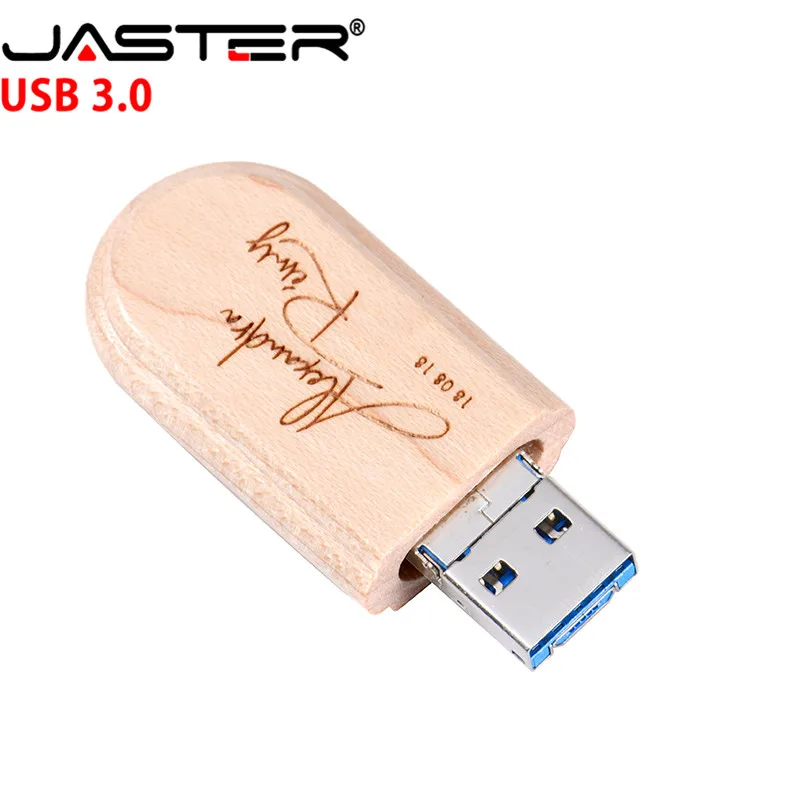 JASTER (более 10 шт бесплатный логотип) кленовый деревянный + коробка флеш накопитель
