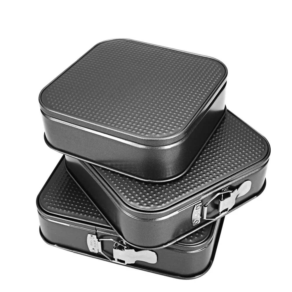3pcs Carbon Steel Cookies Cake Pan Bakeware Non-Stick Coating Pasty Innovative Design Baking Kitchen Tools | Дом и сад