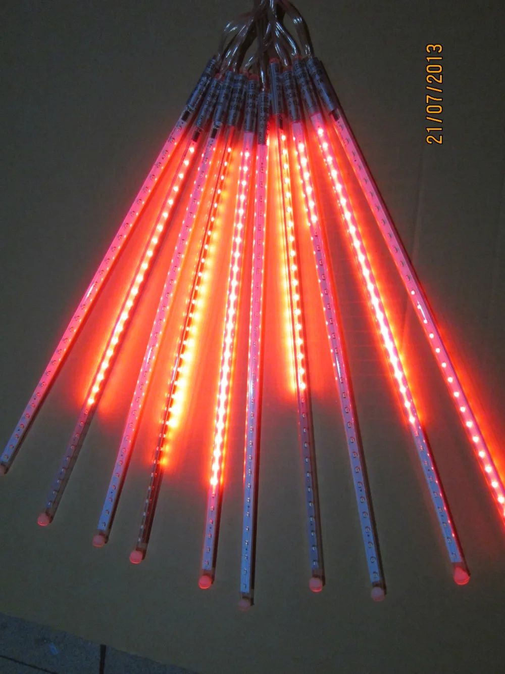 

5sets/lot LED SMD2835 72leds Double Side LED Meteor Shower Rain Light Led Tube 12 * 800mm10 Pieces / Set Ac85-265v