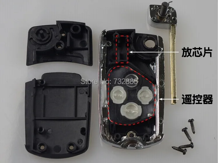 Абсолютно новая блестящая металлическая рама Модифицированная Складная