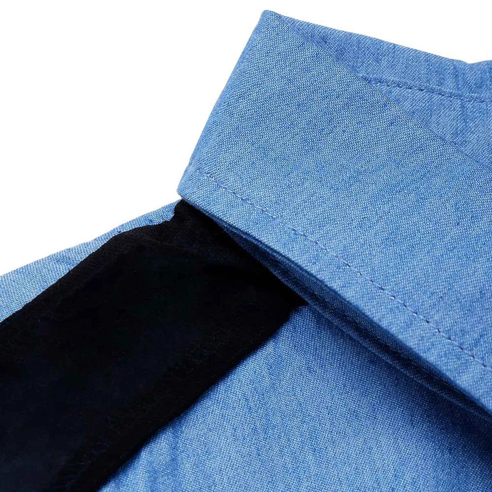 Свободное женское платье плюс размер повседневное Ковбойское сшитое топ