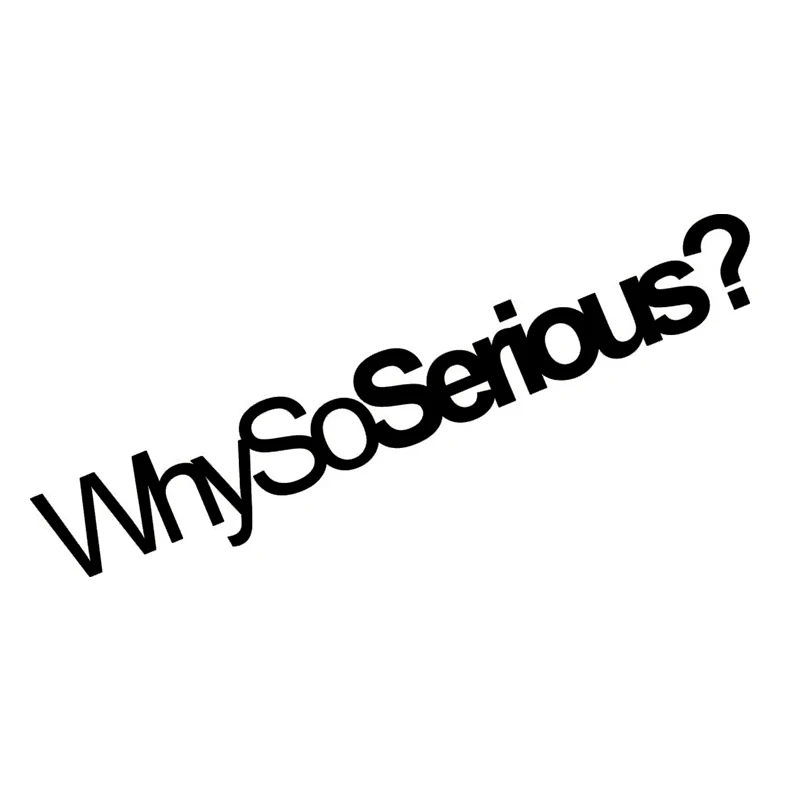 Экстра почему так серьезный автомобиль виниловая наклейка графическая лобовое